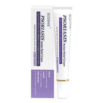 Лікувальний крем від псоріазу дерматиту екземи Sodsnie Psoriasis herbal cream 20г tov-1310 фото